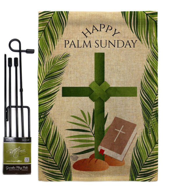 Happy Palm Sunday - Faith & Religious Inspirational Vertical Impressions Decorative Flags HG192714 Made In USA - Image 16