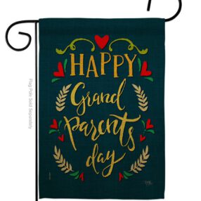 Grandparents Day - Family Special Occasion Vertical Impressions Decorative Flags HG115160 Made In USA