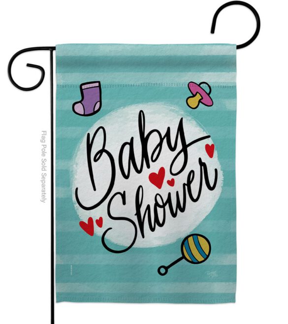 Baby Shower - Family Special Occasion Vertical Impressions Decorative Flags HG115217 Made In USA - Image 2