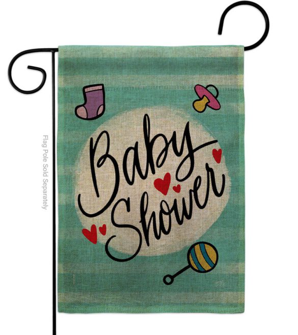 Baby Shower - Family Special Occasion Vertical Impressions Decorative Flags HG115217 Made In USA - Image 12