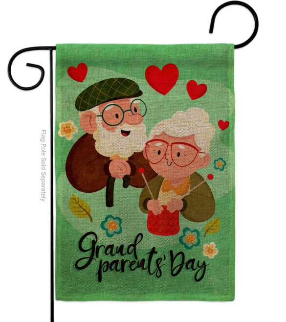 Grandparent's Day - Family Special Occasion Vertical Impressions Decorative Flags HG115226 Made In USA - Image 11