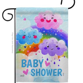 Cuite Baby Shower - Family Special Occasion Vertical Impressions Decorative Flags HG137510 Made In USA
