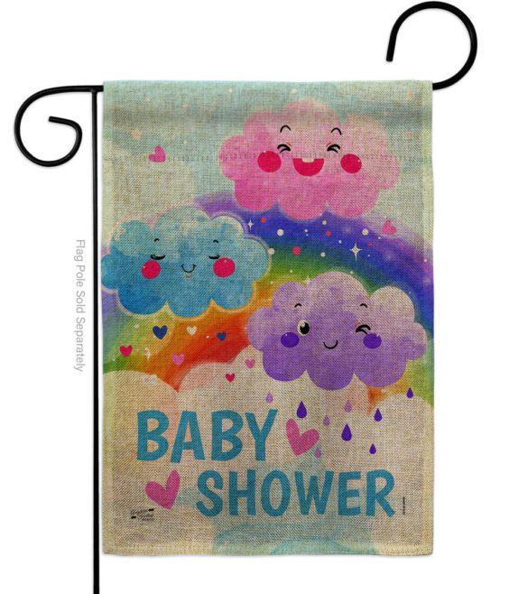 Cuite Baby Shower - Family Special Occasion Vertical Impressions Decorative Flags HG137510 Made In USA - Image 11