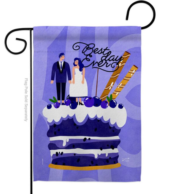 Best Day Ever - Family Special Occasion Vertical Impressions Decorative Flags HG137590 Made In USA