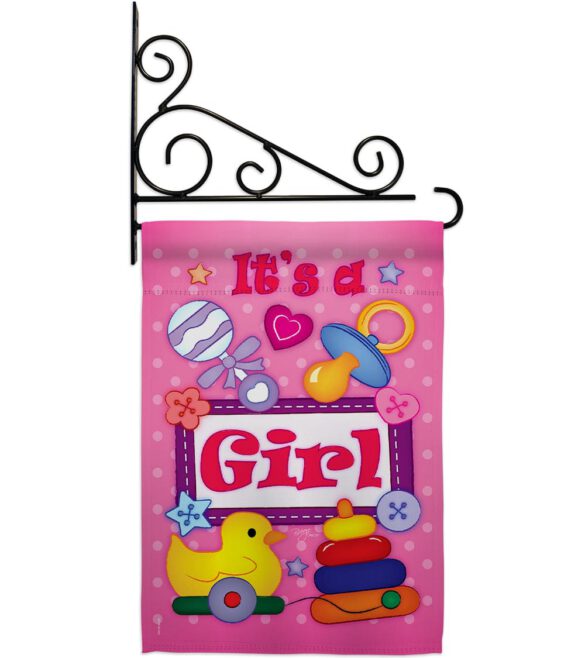 Baby Girl - Family Special Occasion Vertical Impressions Decorative Flags HG115068 Imported - Image 12