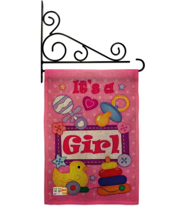 Baby Girl - Family Special Occasion Vertical Impressions Decorative Flags HG115068 Imported - Image 13