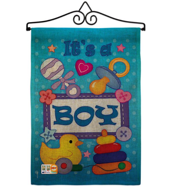 Baby Boy - Family Special Occasion Vertical Impressions Decorative Flags HG115069 Imported - Image 11