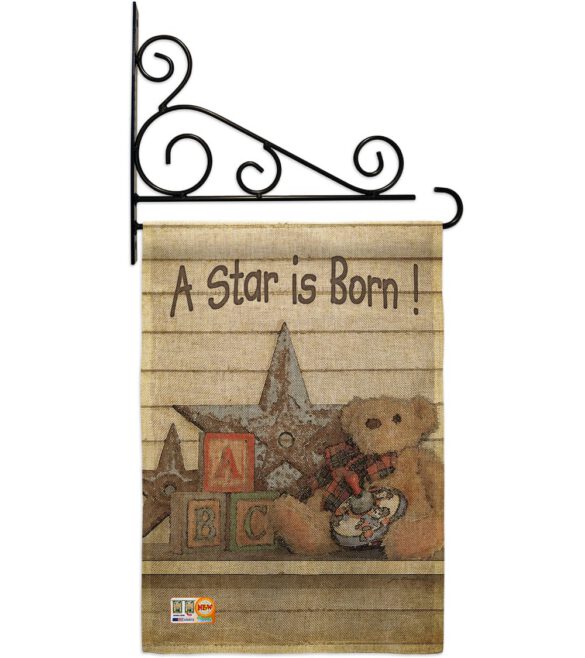 A Star is Born! - Family Special Occasion Vertical Impressions Decorative Flags HG115076 Made In USA - Image 13