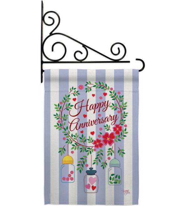 Happy Anniversary - Family Special Occasion Vertical Impressions Decorative Flags HG115103 Made In USA - Image 11