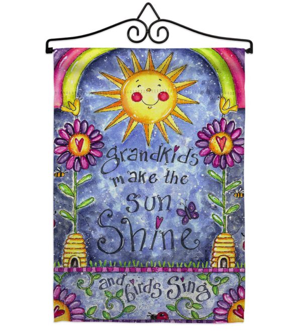 Grandkids - Family Special Occasion Vertical Impressions Decorative Flags HG115108 Made In USA - Image 7