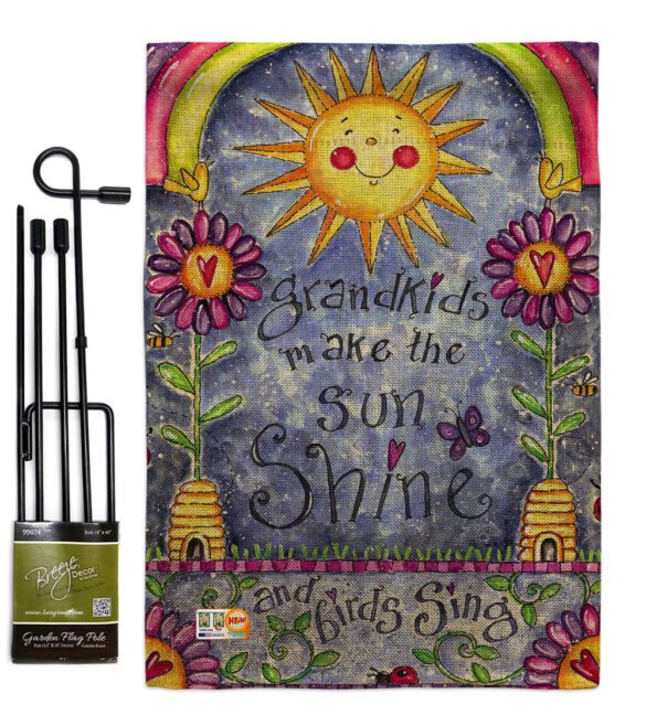Grandkids - Family Special Occasion Vertical Impressions Decorative Flags HG115108 Made In USA - Image 9