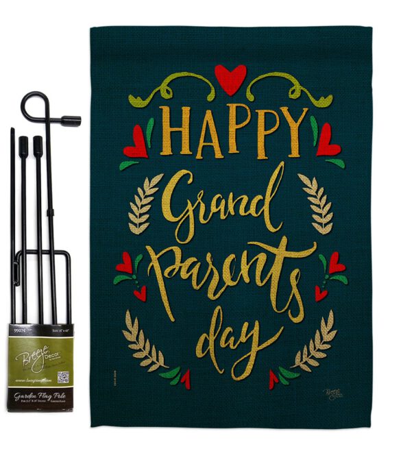 Grandparents Day - Family Special Occasion Vertical Impressions Decorative Flags HG115160 Made In USA - Image 4