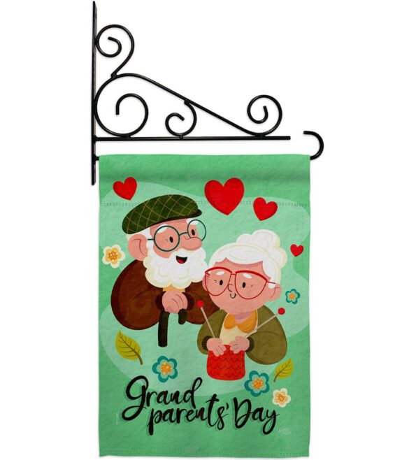 Grandparent's Day - Family Special Occasion Vertical Impressions Decorative Flags HG115226 Made In USA - Image 8