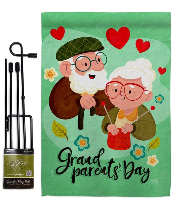 Grandparent's Day - Family Special Occasion Vertical Impressions Decorative Flags HG115226 Made In USA - Image 4