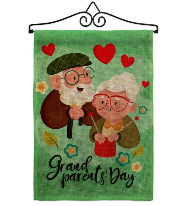 Grandparent's Day - Family Special Occasion Vertical Impressions Decorative Flags HG115226 Made In USA - Image 17
