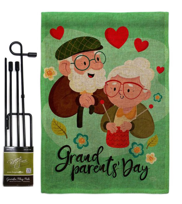 Grandparent's Day - Family Special Occasion Vertical Impressions Decorative Flags HG115226 Made In USA - Image 14