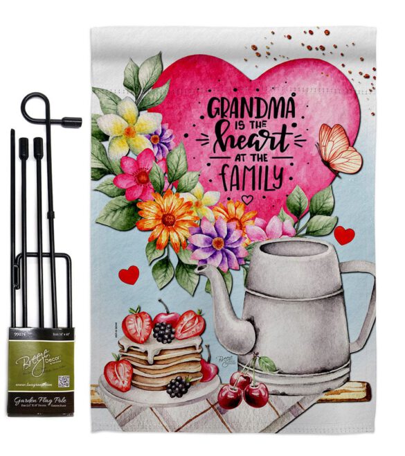 Granda Heart - Family Special Occasion Vertical Impressions Decorative Flags HG115231 Made In USA - Image 4
