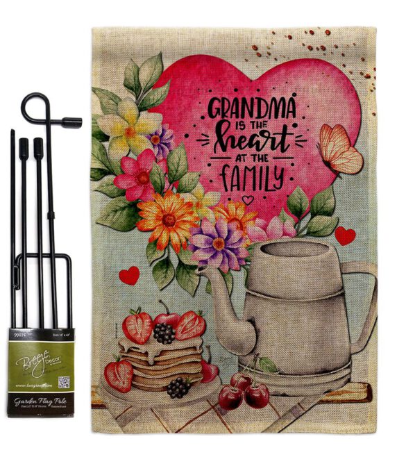 Granda Heart - Family Special Occasion Vertical Impressions Decorative Flags HG115231 Made In USA - Image 14