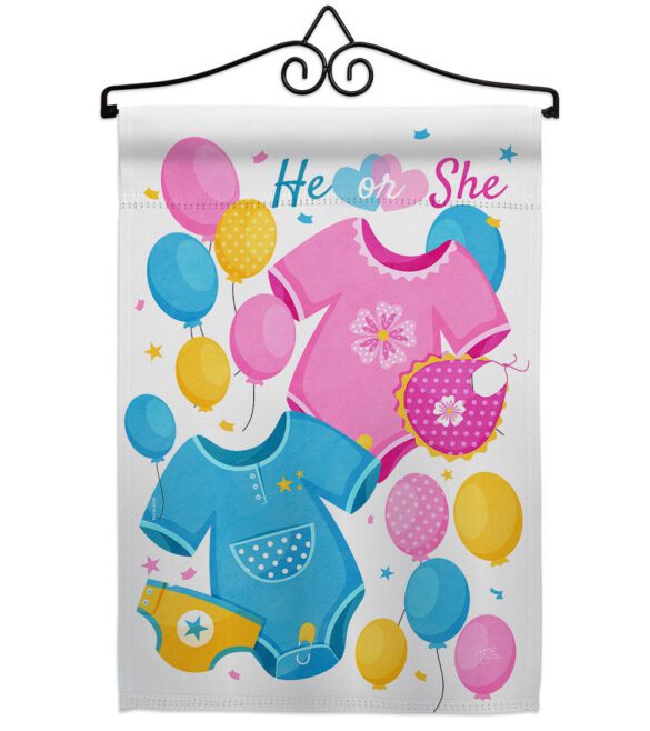 He Or She - Family Special Occasion Vertical Impressions Decorative Flags HG115262 Made In USA - Image 7
