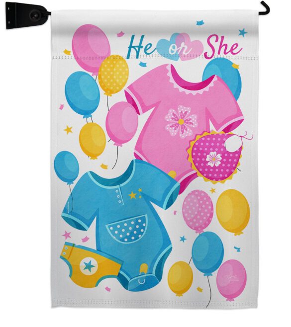 He Or She - Family Special Occasion Vertical Impressions Decorative Flags HG115262 Made In USA - Image 9
