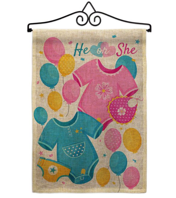 He Or She - Family Special Occasion Vertical Impressions Decorative Flags HG115262 Made In USA - Image 19