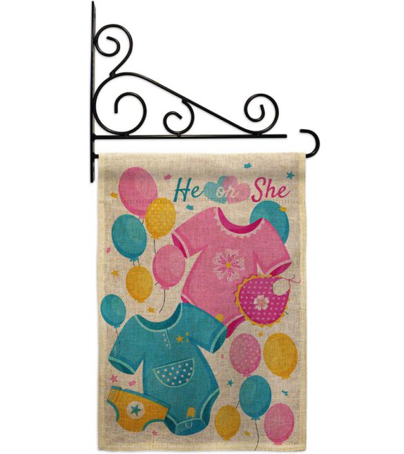 He Or She - Family Special Occasion Vertical Impressions Decorative Flags HG115262 Made In USA - Image 20