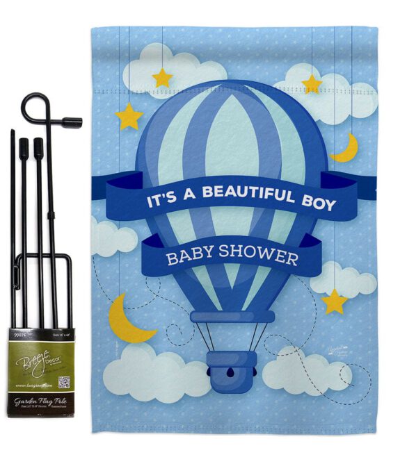 Baby Shower Boy - Family Special Occasion Vertical Impressions Decorative Flags HG137416 Made In USA - Image 5