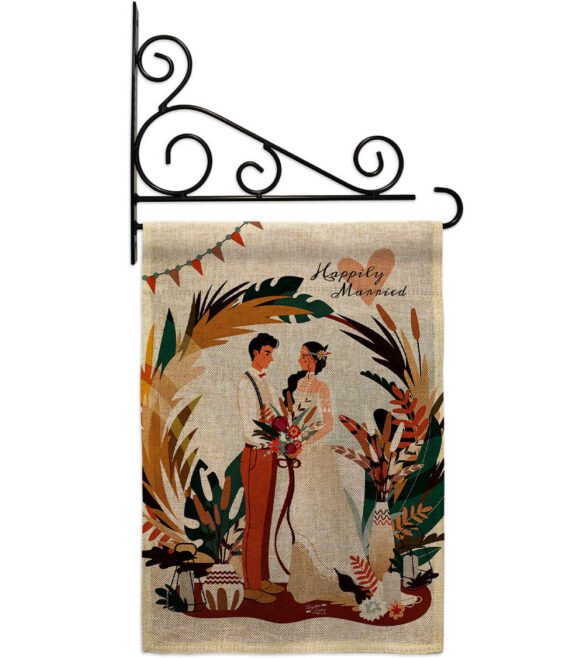 Happily Married - Family Special Occasion Vertical Impressions Decorative Flags HG137456 Made In USA - Image 18