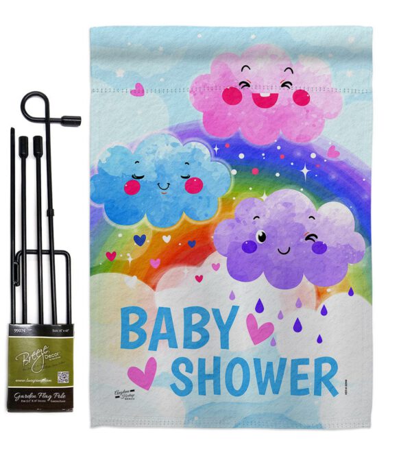 Cuite Baby Shower - Family Special Occasion Vertical Impressions Decorative Flags HG137510 Made In USA - Image 4