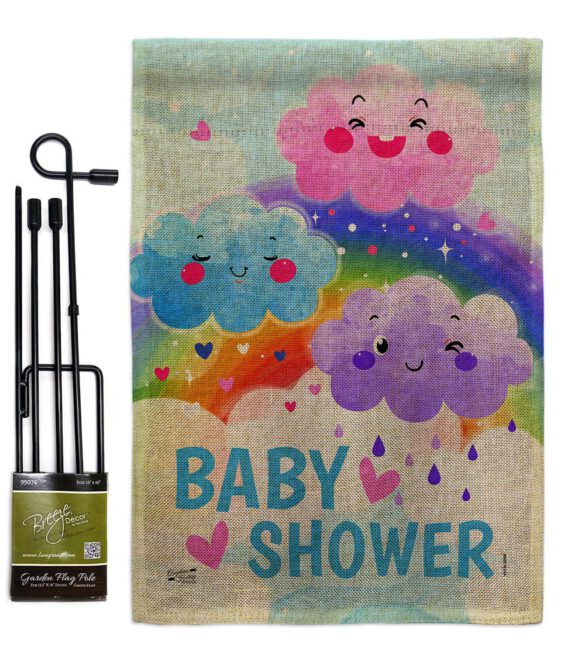 Cuite Baby Shower - Family Special Occasion Vertical Impressions Decorative Flags HG137510 Made In USA - Image 14