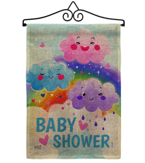 Cuite Baby Shower - Family Special Occasion Vertical Impressions Decorative Flags HG137510 Made In USA - Image 17