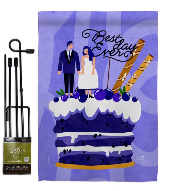 Best Day Ever - Family Special Occasion Vertical Impressions Decorative Flags HG137590 Made In USA - Image 4