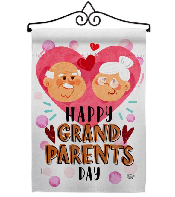 Happy Grandparents Day - Family Special Occasion Vertical Impressions Decorative Flags HG192612 Made In USA - Image 7