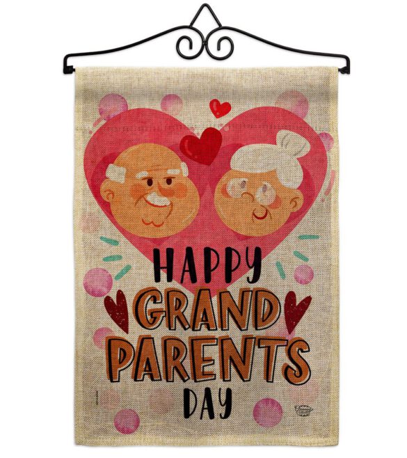 Happy Grandparents Day - Family Special Occasion Vertical Impressions Decorative Flags HG192612 Made In USA - Image 17