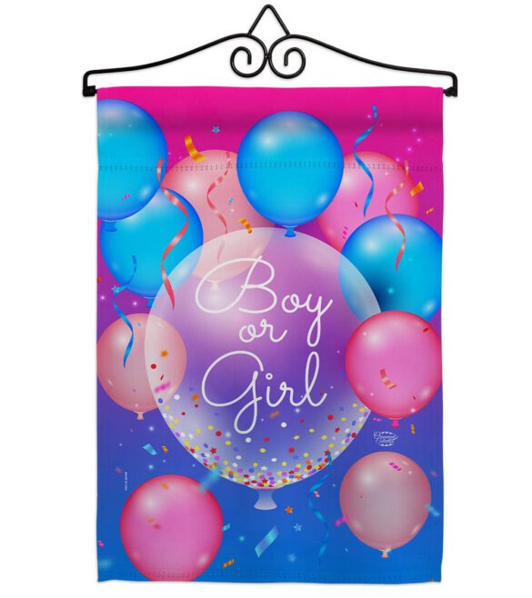 Boy Or Girl - Family Special Occasion Vertical Impressions Decorative Flags HG192675 Made In USA - Image 7