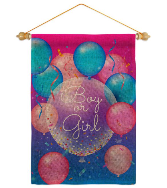 Boy Or Girl - Family Special Occasion Vertical Impressions Decorative Flags HG192675 Made In USA - Image 22
