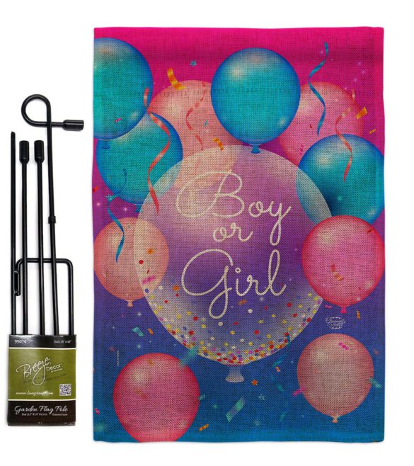 Boy Or Girl - Family Special Occasion Vertical Impressions Decorative Flags HG192675 Made In USA - Image 16