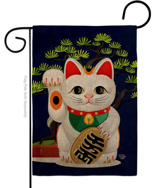 Fortune Cat - Fantasy Interests Vertical Impressions Decorative Flags HG192584 Made In USA - Image 11