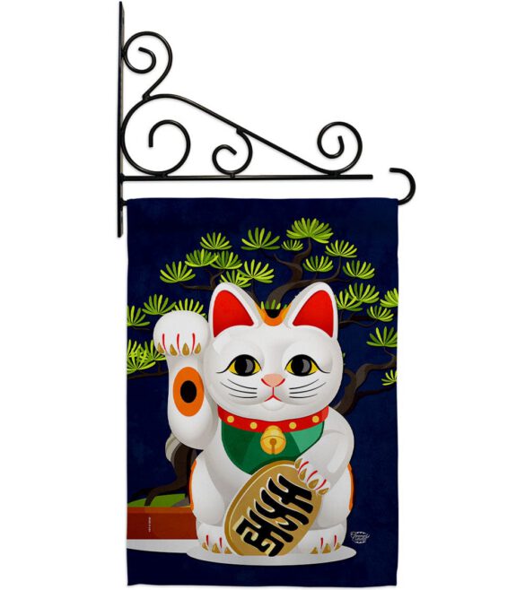 Fortune Cat - Fantasy Interests Vertical Impressions Decorative Flags HG192584 Made In USA - Image 8
