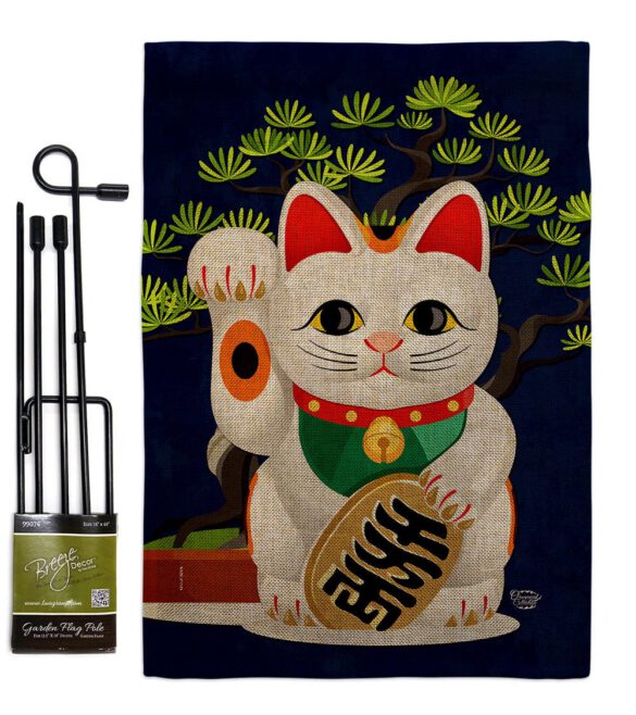 Fortune Cat - Fantasy Interests Vertical Impressions Decorative Flags HG192584 Made In USA - Image 14