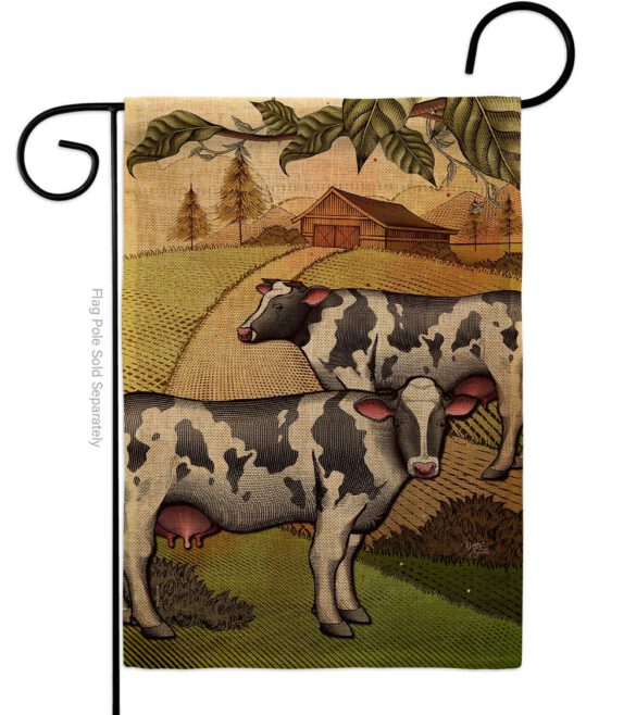 Cattles - Farm Animals Nature Vertical Impressions Decorative Flags HG110273 Made In USA - Image 11