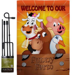 Garden Flag Farm Animals GS110039 d3bd86d1 defd 4ae6 8f13 6a94b7ebecc6