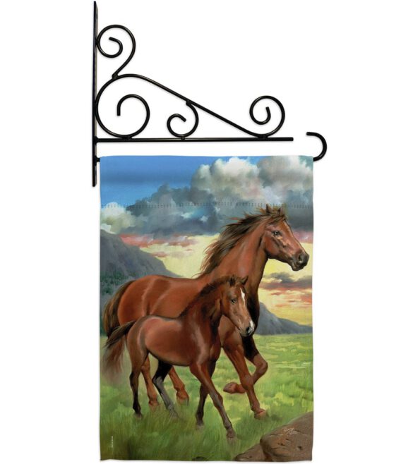 Americana Horse - Farm Animals Nature Vertical Impressions Decorative Flags HG110066 Made In USA - Image 12