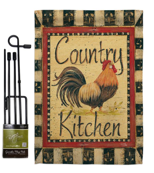 Country Kichen - Farm Animals Nature Vertical Impressions Decorative Flags HG110107 Made In USA - Image 4