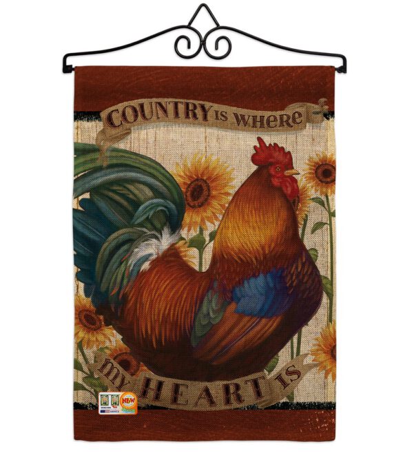 Country My Heart - Farm Animals Nature Vertical Impressions Decorative Flags HG110115 Made In USA - Image 10