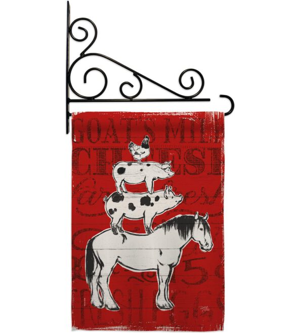 Farm Life - Farm Animals Nature Vertical Impressions Decorative Flags HG110122 Made In USA - Image 11