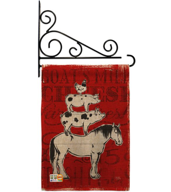 Farm Life - Farm Animals Nature Vertical Impressions Decorative Flags HG110122 Made In USA - Image 12