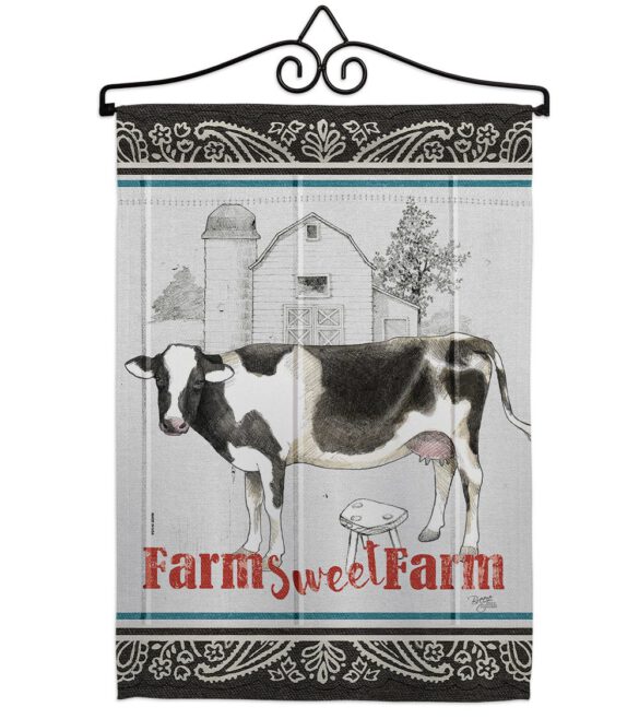 Farm Sweet Farm - Farm Animals Nature Vertical Impressions Decorative Flags HG110128 Made In USA - Image 7
