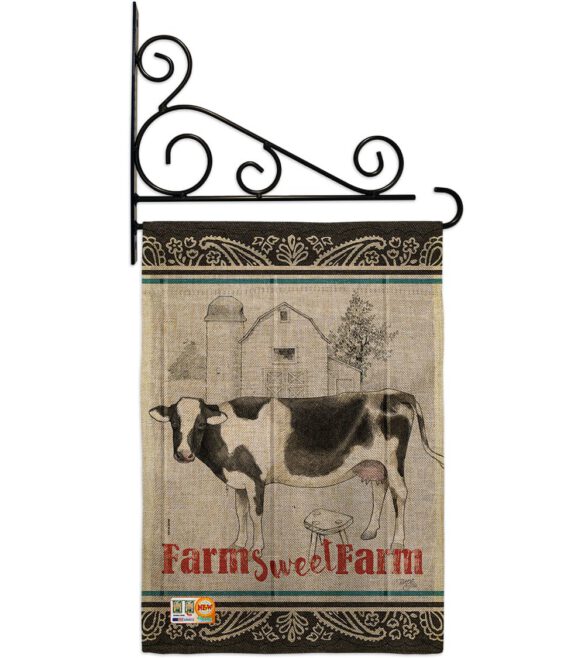 Farm Sweet Farm - Farm Animals Nature Vertical Impressions Decorative Flags HG110128 Made In USA - Image 12
