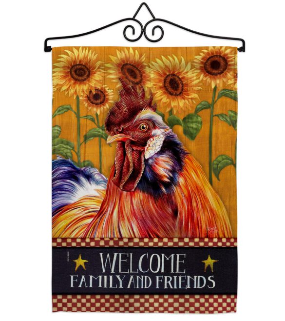 Country Rooster - Farm Animals Nature Vertical Impressions Decorative Flags HG110129 Made In USA - Image 7